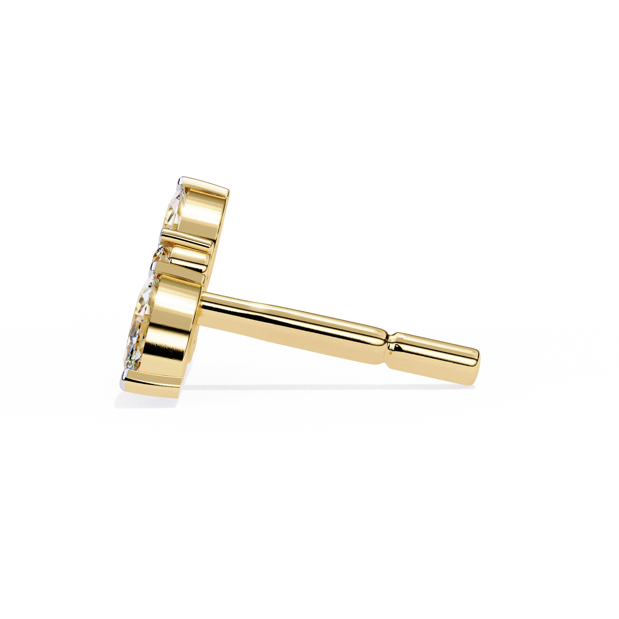 0.35ct Dewdrop Diamond Stud Earrings – Solitairekart